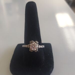 Sterling Silver and Floral Store Ring By Berricle